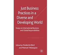 Just Business Practices in a Diverse and Developing World: Essays on International Business and Global Responsibilities