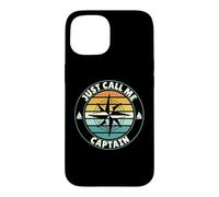 Just call me captain sailor boatman captain saying Case for iPhone 15