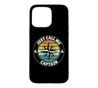 Just call me captain sailor boatman captain saying Case for iPhone 15 Pro Max