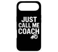 Just Call Me Coach Bold Sports Leadership Case for iPhone Air