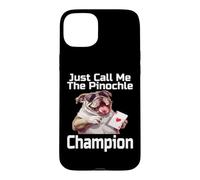 Just Call Me The Pinochle Champion Funny Card Game Player Case for iPhone 15 Plus