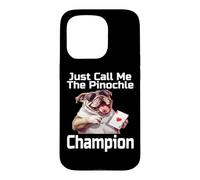 Just Call Me The Pinochle Champion Funny Card Game Player Case for iPhone 15 Pro