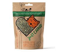 Just Catnip - Organic Catnip for Cats - Fine Blend Cat Nip - Grown in South Africa - Extra Strong - Cat Toy & Treat Cat - Natural, Ethical and Sustainably Farmed