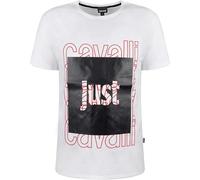 Just Cavalli Box Logo White T-Shirt