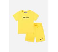 Just Cavalli Boys Tesere Short Set in Ivory - Ivory - 5 Yrs