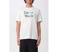 JUST CAVALLI Cotton T-Shirt with Logo - Size: M - male
