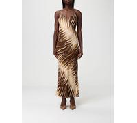JUST CAVALLI Dress Woman color Brown - Size: 44 - female
