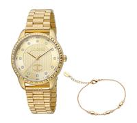 Just Cavalli JC1L176M0055 Men's Analogue Quartz Watch with Stainless Steel Strap, White, one_Size, Fashion