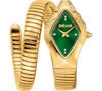 Just Cavalli Women's Analogue Quartz Watch with Stainless Steel Strap JC1L306M0045, Gold Colour, Gold