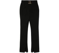 Just Cavalli logo-plaque tailored trousers - Black 38