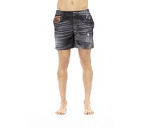 Just Cavalli Mens Swimsuit Men - Black - Size 2XL