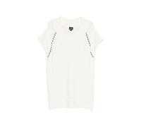 Just Cavalli V-neck stitch-detail mini dress - White S-M