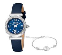 Just Cavalli Women Analog Quartz Watch with Leather Strap JC1L332L0015