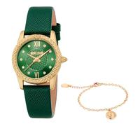 Just Cavalli Women Analog Quartz Watch with Leather Strap JC1L360L0025