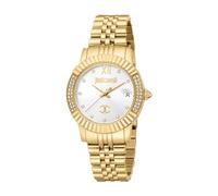 Just Cavalli Women's Analogue Quartz Watch with Stainless Steel Strap JC1L199M0025, Gold Colour, Gold