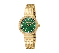 Just Cavalli Women's Analogue Quartz Watch with Stainless Steel Strap JC1L311M0035, Gold Colour, Bracelet, Gold, Bracelet
