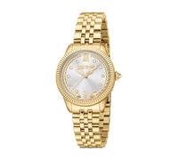 Just Cavalli Women's Analogue Quartz Watch with Stainless Steel Strap JC1L315M0055, Gold Colour, Bracelet, Gold, Bracelet