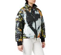 Just Cavalli Women's Giacca imbottita reversibile Quilted Jacket, Black, 8