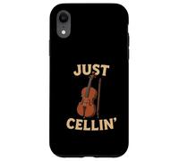 Just Cellin Funny Cello Player Musician Classical Music Love Case for iPhone XR