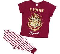 Just Character Ladies Cartoon TV Movies Character Short Sleeve Nightwear Pyjama set Size 8-10, 12-14, 16-18 And 20-22 (12-14, Harry Potter Hogwarts)