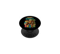 Just Chill Beach Sloth Bliss PopSockets Adhesive PopGrip
