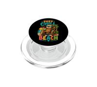 Just Chill Beach Sloth Bliss PopSockets PopGrip for MagSafe