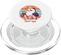 Just Chill Penguin Tropical Vacation Penguin Lover Summer PopSockets PopGrip for MagSafe