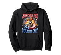 Just Chill The Fourth Out Pullover Hoodie