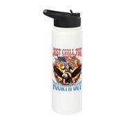 Just Chill The Fourth Out Stainless Steel Insulated Water Bottle