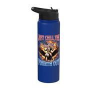 Just Chill The Fourth Out Stainless Steel Insulated Water Bottle
