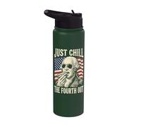 Just Chill The Fourth Out Stainless Steel Insulated Water Bottle