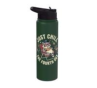 Just Chill The Fourth Out Stainless Steel Insulated Water Bottle