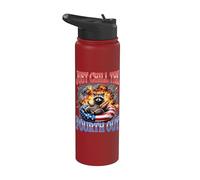 Just Chill The Fourth Out Stainless Steel Insulated Water Bottle