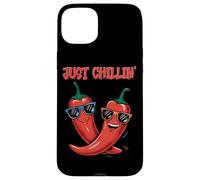 Just Chillin' Cool Peppers Graphic Fun Case for iPhone 15 Plus