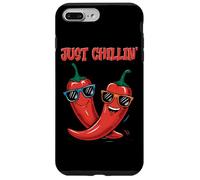 Just Chillin' Cool Peppers Graphic Fun Case for iPhone 7 Plus/8 Plus