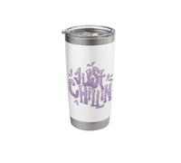 Just Chillin Doing Nothing Stainless Steel Insulated Tumbler