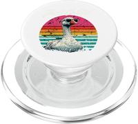Just Chillin' Goose Stuff | Geese Vintage Sunset Retro Goose PopSockets PopGrip for MagSafe