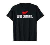Just Climb It Rock Climbing Gift, Bouldering Shoes, Climb On T-Shirt