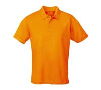 just cool, breathable polo-shirt, orange crush, xx large