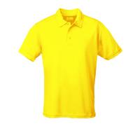just cool, breathable polo-shirt, sun yellow, xx large