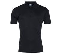 Just Cool Breathable Polo Smooth Polyester Plain Wicking Athletic Sports Shirt