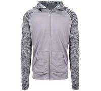 Just Cool Contrast Zip Raglan Sleeve Hoodie Hooded Jacket S-XXL