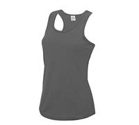 Just Cool Girlie Fit Sports Gym Ladies Vest Tank Top 12 Colours XS-XL RW688