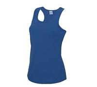 Just Cool Girlie Fit Sports Ladies Vest / Tank Top (M) (Royal Blue)