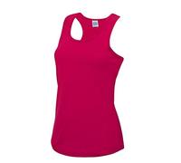 Just Cool Girlie Fit Sports Gym Ladies Vest Tank Top 12 Colours XS-XL RW688