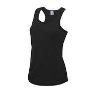 Just Cool Girlie Fit Sports Gym Ladies Vest Tank Top 12 Colours XS-XL RW688