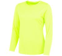 Womens Ladies Breathable Plain Polyester Athletic Sports Long Sleeve T-Shirt