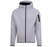 Just Cool Men's Adapt Fleece Full Zip Hoodie in Grey | Size: Large Just Cool Grey L