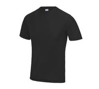 Just Cool Men's AWDis Supercool Performance T-Shirt in Black | Size: Large Just Cool Black L