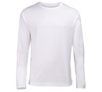 Just Cool Mens Long Sleeve Cool Sports Performance Plain T-Shirt (M) (Arctic White)